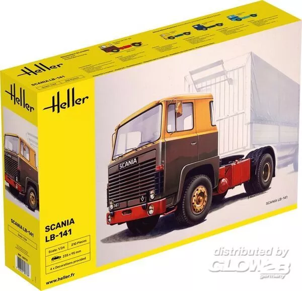 Heller 80773 Truck LB-141 Bausatz LKW Modell 1:24 in OVP - NEU