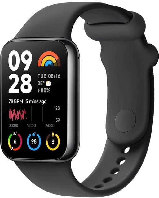 XIAOMI Smart Band 7 PRO, Smart Watch Uomo con Display AMOLED da 1,64, Orologio Bluetooth con GPS Cardiofrequenzimetro Donna, 110 modalità Sportive Resistenza all'Acqua di 5 ATM Fitness Watch, Nero
