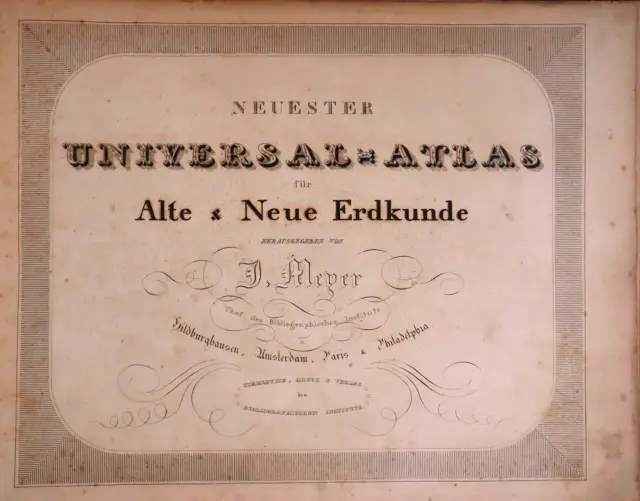 Dated 1831 Universal Atlas Map ~ ITALIEN / ITALY ~(10x12)-#1253 3