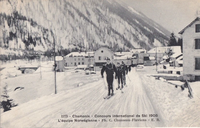 CPA CHAMONIX Mont-Blanc Concours de sauts en Skis (337120