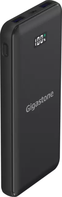 Gigastone Power Bank 10000mAh  with QC18W Dual USB-A & PD3.0 20W USB-C Ports