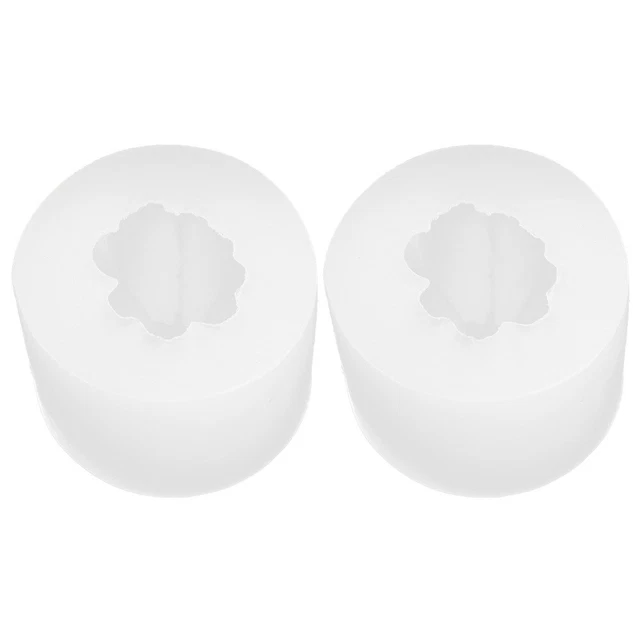 2 piezas Formas de cubitos de hielo Hágalo usted mismo Formas de silicona para moldes de jabón de silicona