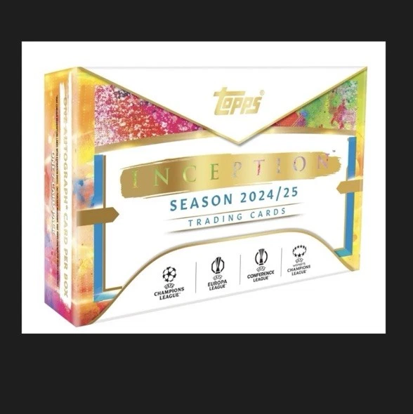 2024-25 TOPPS INCEPTION UEFA Club Competitions - Hobby Box Sealed 🏆 ...