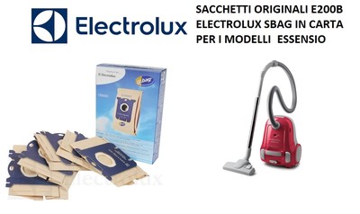 9001684621 Sacchetti di carta per aspirapolvere S.bag E200S Electrolux 