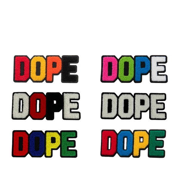 Dope Patch, 5.5” Chenille Sew on Patch