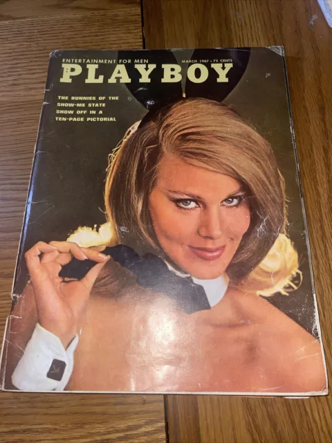 Playboy Magazine March 1967 Centerfold Intact Vargas Girl Sharon Tate Feature