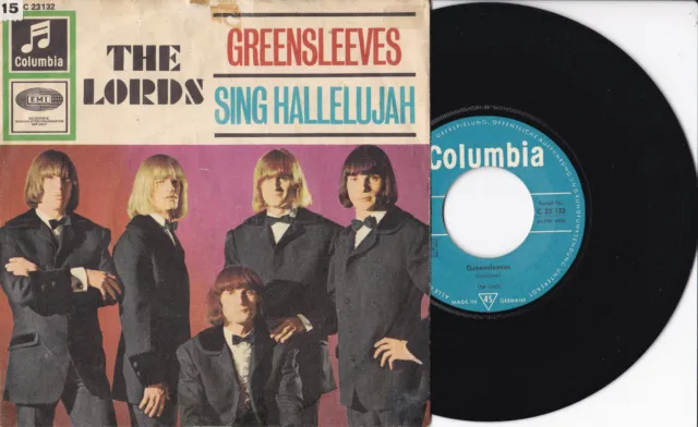 The Lords ‎-Greensleeves / Sing Hallelujah- 7" 45 Columbia ‎(C 923 132)