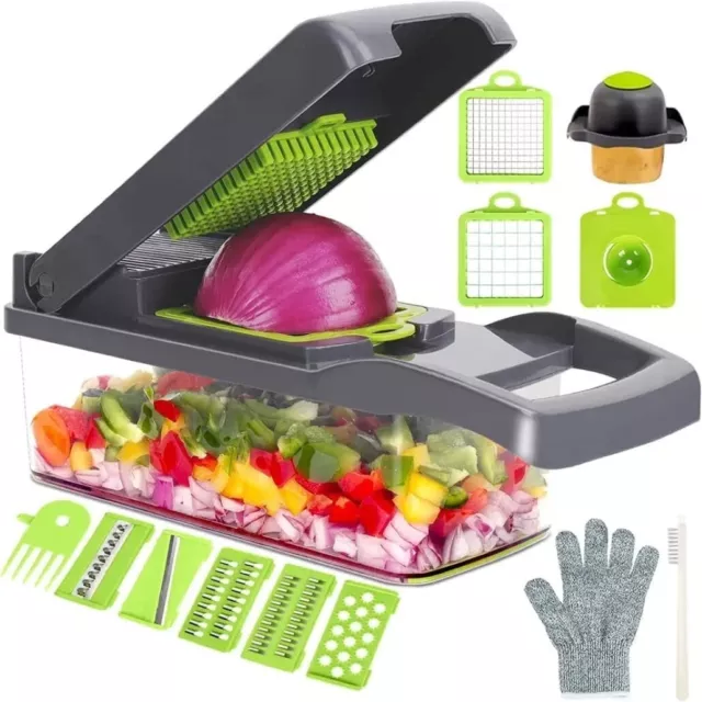 Mandoline Slicer All-in-One Kitchen Vegetable Chopper Vegetable Slicer Cutter