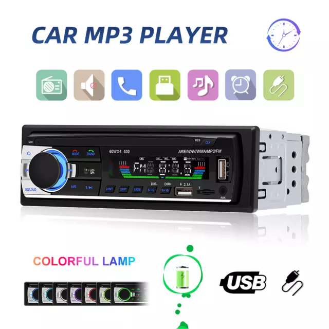 1 Din Autoradio In-Dash FM SD USB Bluetooth AUX MP3 Player Freisprecheinrichtung