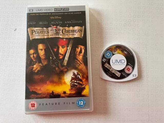 Pirates Of The Caribbean The Curse Of The Black Pearl UMD Video For Sony PSP PAL