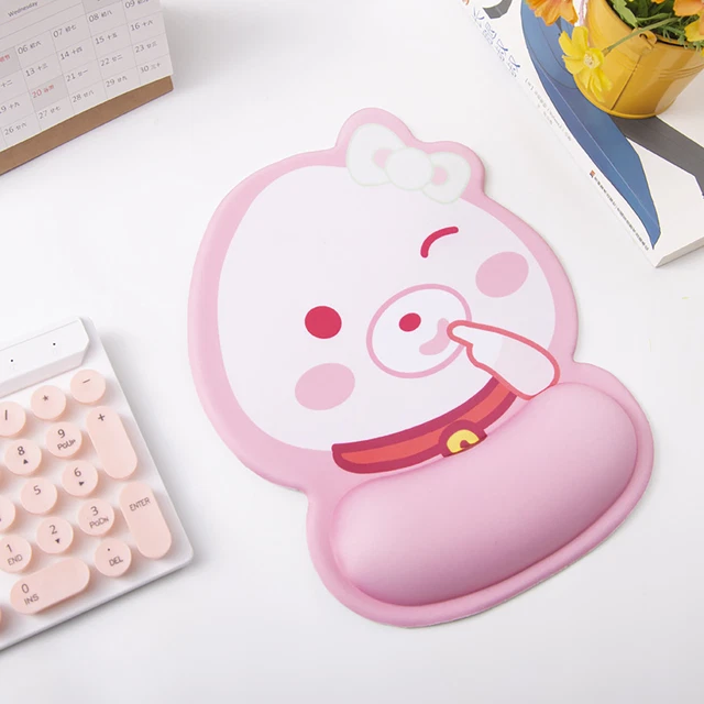 Desk Mouse Pad Reusable Non-slip Cartoon Design Mouse Pad Wrist Rest Lightweight