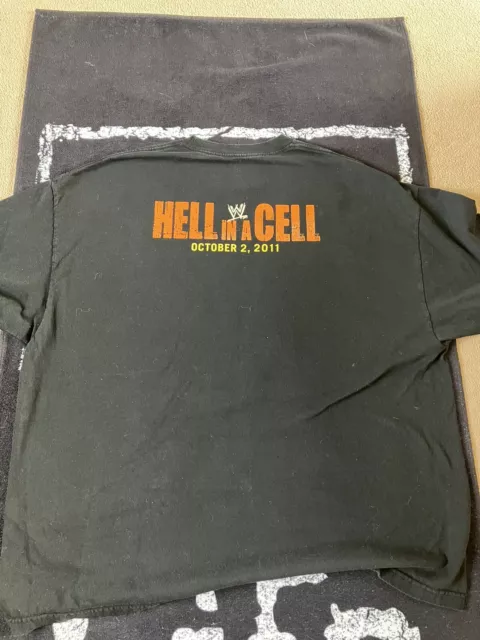 Wwe Hell In A Cell 2011 Ring Crew Shirt 3xl Wrestling