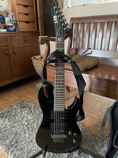 ESP LTD KH-JUNIOR 3/4 Scale Kirk Hammett Signature Electric Guitar Black W Case