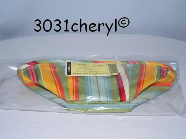 Longaberger Tea Basket Liner Sunflower Stripe - New