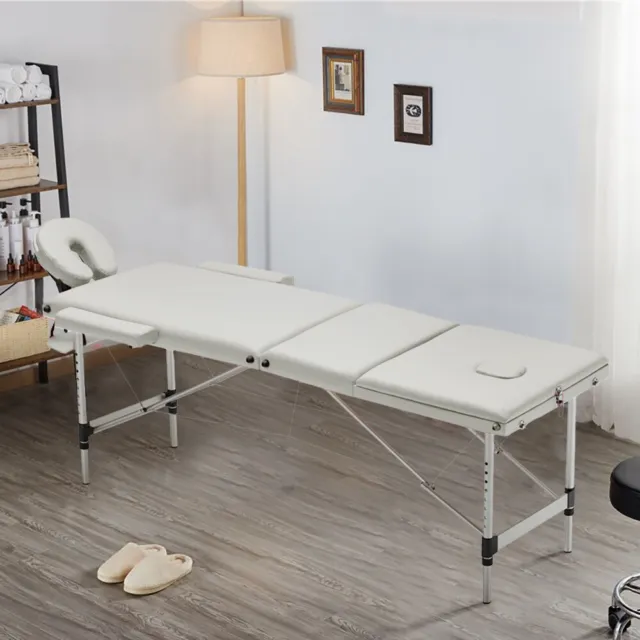Table de massage portable pliante en aluminium à 3 zones 210 cm Thai 2