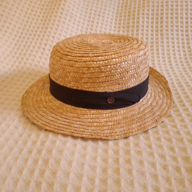 Fallen broken Street Ladies Bambi Straw Hat M / L Boho Handmade Byron Bay Summer