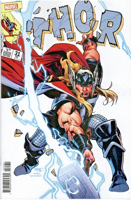 Thor (2020) #31 NM Mahmud A. Asrar Mighty Thor 337 Cover Swipe Variant Cover