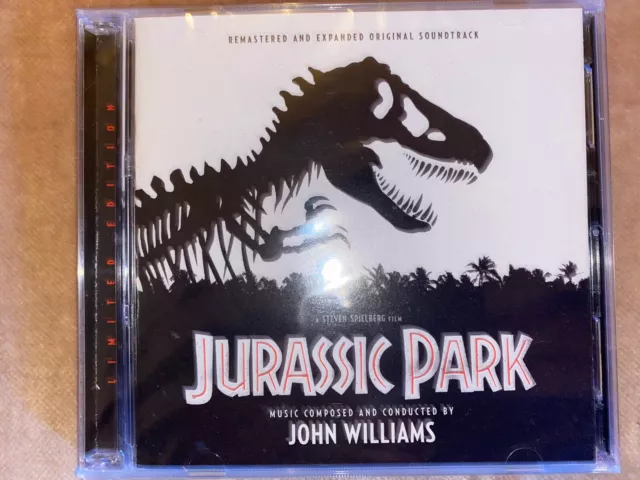 JOHN WILLIAMS JURASSIC PARK EXPANDED Film SCORE soundtrack Remastered 2 CD SET