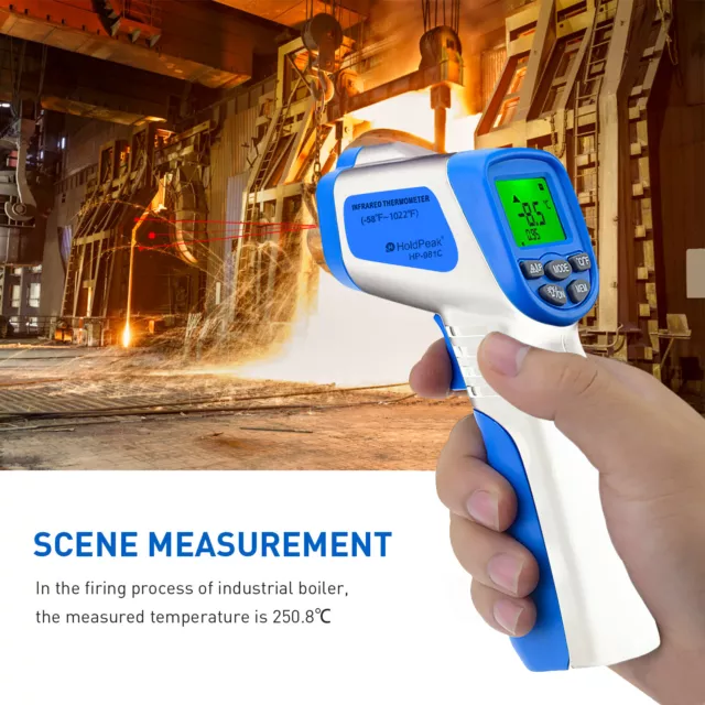 Infrared Thermometer Non-Contact Digital IR Temperature Laser Gun -50~550℃ Teste