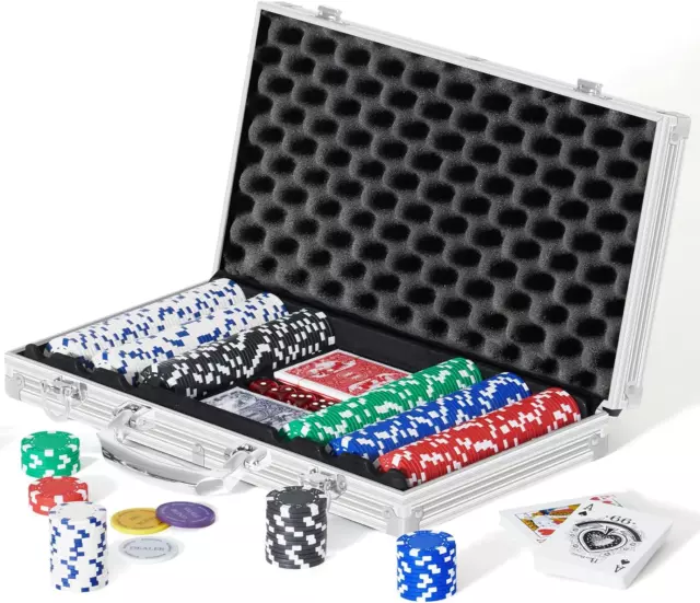 Poker Chips Poker Set with Aluminum Travel Case11.5 Gram Poker Chips Set Texas H