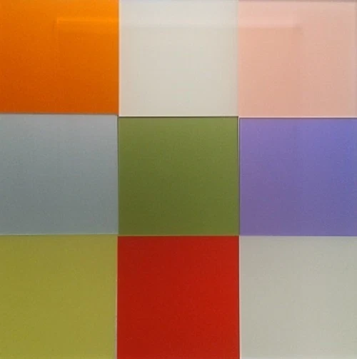 ACRYLIC FROST SHEET of Perspex A4 Size Panels 3mm Thick Clear Opal Red