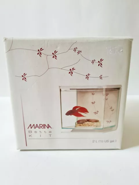 Marina Betta Aquarium Kit 2L Plastic Aquarium with Frame (J10) 2