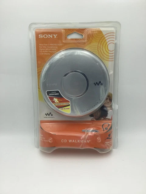 SONY CD WALKMAN - Portable Compact Disc Player - Silver (D-EJ011/SC) £ ...