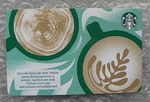 STARBUCKS CARD / Deutschland / Germany 2022  " Schaum "