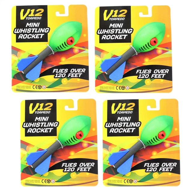 Pack Of V12 Torpedo Mini Rocket Game Flying Toy Whistling Howlers Vortex Rockets