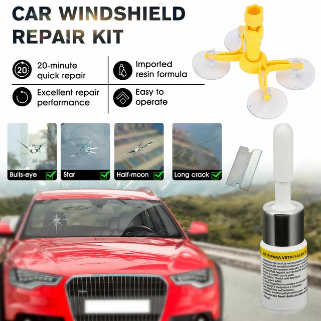 New Car Windshield Windscreen Glass Scratch Chip Crack Repair Fix Tools DIY Kits
