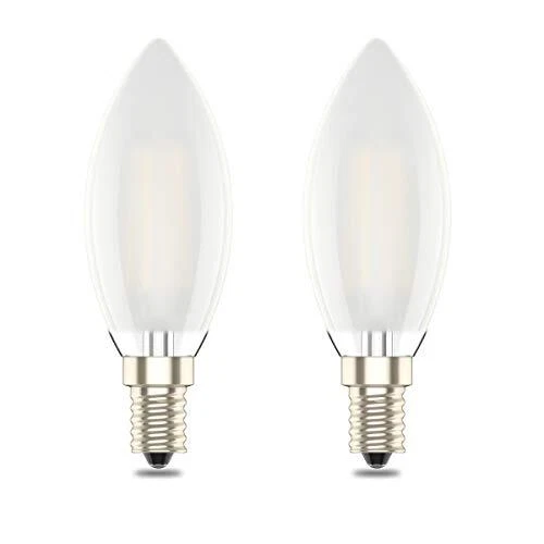 E14 Dimmable Led Candle Bulb,C35 SES Small Edison Screw,4w Equivalent 40w, Warm