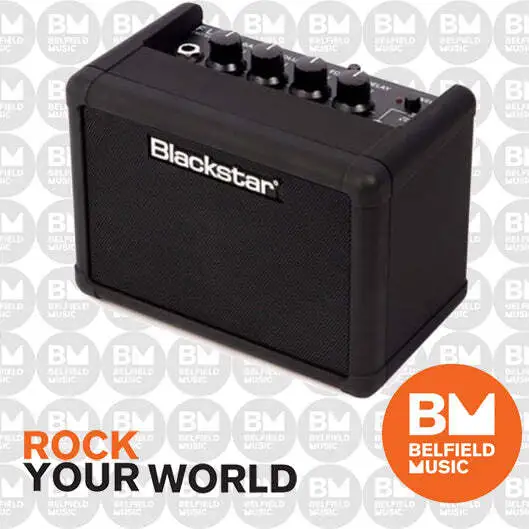 Blackstar FLY 3 BT Bluetooth Mini Guitar Amplifier Portable Battery Powered Amp