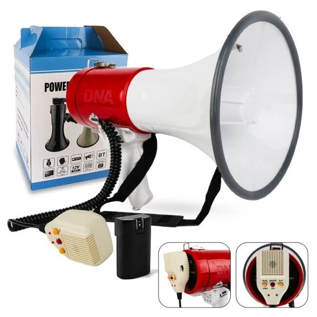 5908249820562 DNA MEGA2 Megaphone Voice Amplifier Siren USB BT Donic £