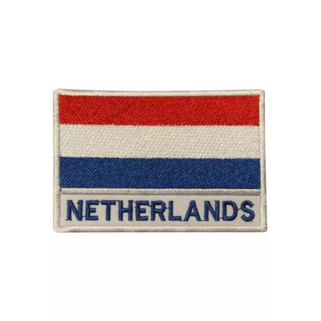 Niederlande Landflagge Aufnäher Aufbügeln Aufnähen Abzeichen bestickt Aufnäher