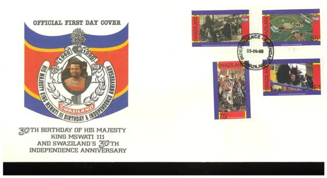 Swaziland - König Mswati 1998 (FDC)