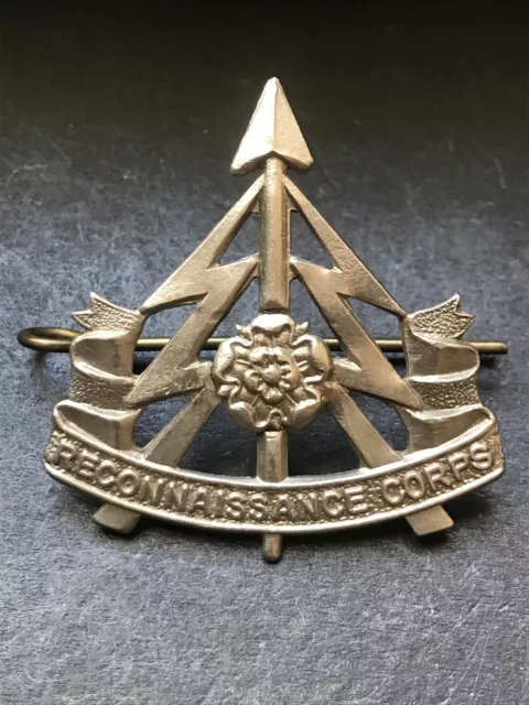 Reconnaissance Corps Yorkshire Battalion British Army Cap Badge WW2
