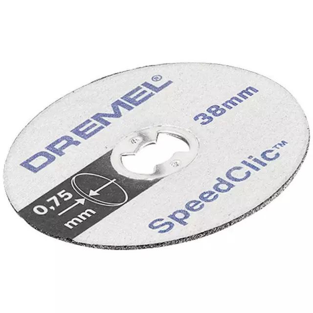 5 disques de tronçonnage minces SpeedClic Dremel SC409