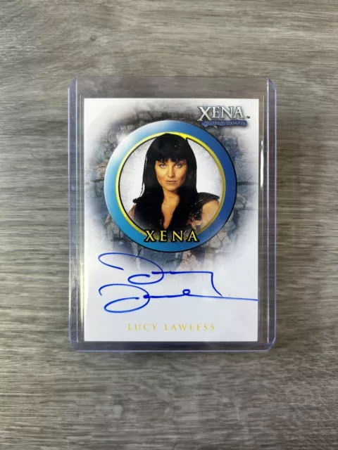 Lucy Lawless 2001 Rittenhouse Xena Warrior Princess A1 Autograph Card Signed