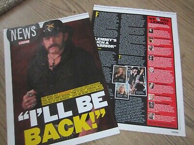 Lemmy Not in the Duran Duran Fan Club Full Size Magazine Advert MotorHead Motorhead 