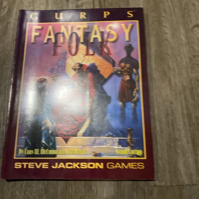 GURPS Fantasy Folk Second Edition, 2000 Soft cover, Steve Jackson Games