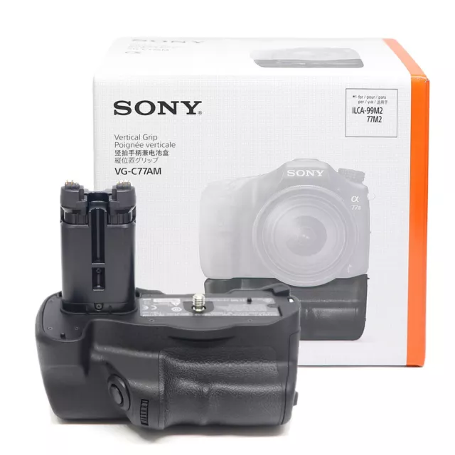 Empuñadura vertical original Sony VG-C77AM para cámaras Alpha a77 y a77 II A99II