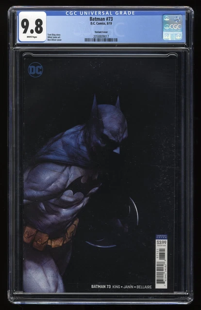Batman (2016) #73 CGC NM/M 9.8 White Pages Ben Oliver Variant DC Comics