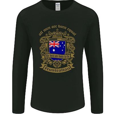All Men Are Born Equal Australian Australia Mens Long Sleeve T-Shirt