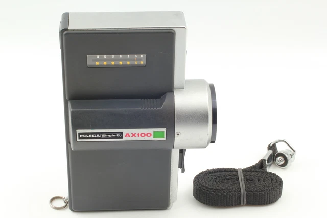 ¡Probado! 〖Exc+5〗 Cámara de cine vintage de 8 mm Fujica individual 8 AX 100 de JAPÓN