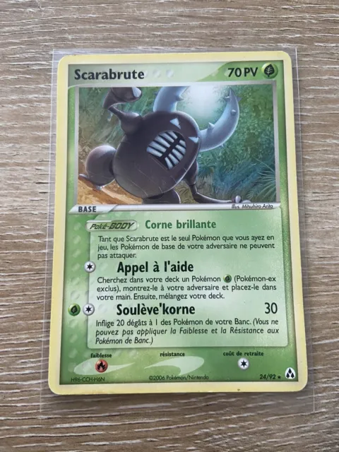 Carte Pokemon SCARABRUTE 24/92 Rare Bloc EX Créateurs de Légendes FR