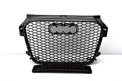 FRONT GRILL LOOK rs1 BLACK for AUDI a1 8x 2010-14 premute GRILL GRILLE PARAURTI/