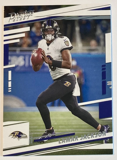 2022 Panini Prestige Ravens Qb Lamar Jackson Football Card #20