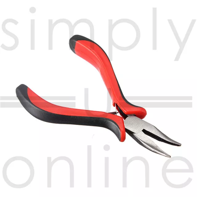 Hair Extensions Tool Kit : I-Tip Hair Pliers 500 Pieces 5.0mm Micro  Silicone Hair Beads/Rings Pulling loop Threader Hook Needle - AliExpress