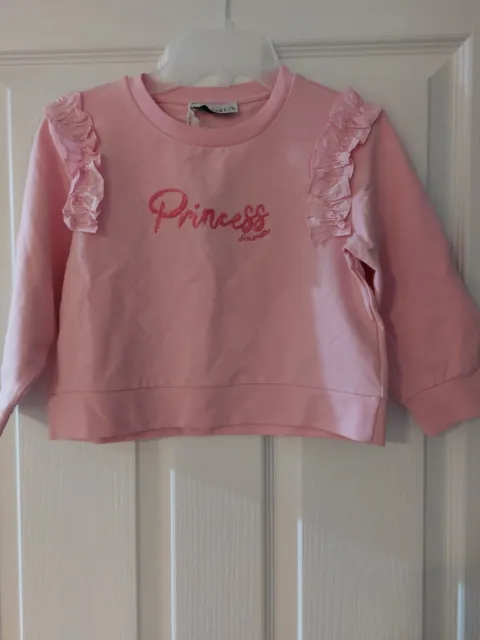 Simonetta top in pink size 5. RRP £198. Code 436