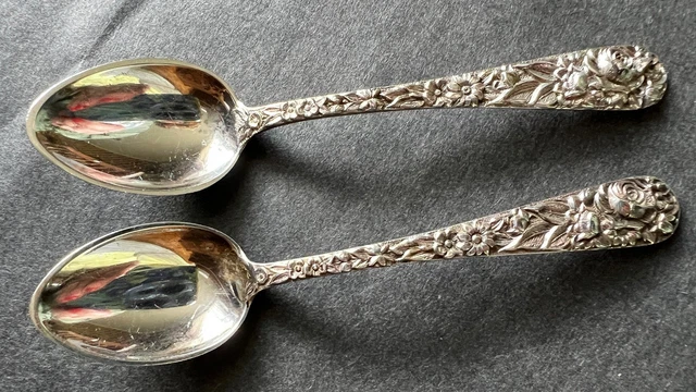 Repousse Pattern Kirk Stieff Repousse Sterling Silver Flatware 75